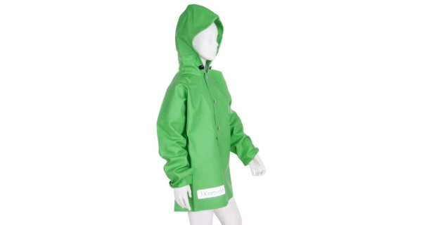 3KAMIDO - Veľkosť 110 - Detská pláštenka Rain Jacket light green svetlo zelená