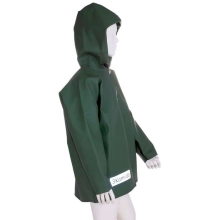 3KAMIDO - Veľkosť 116 - Detská pláštenka Rain Jacket dark green tmavo zelená
