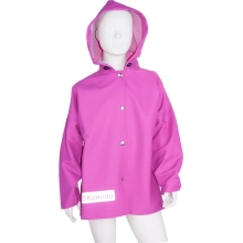 3KAMIDO - Veľkosť 122 - Detská pláštenka Rain Jacket dark pink ružová