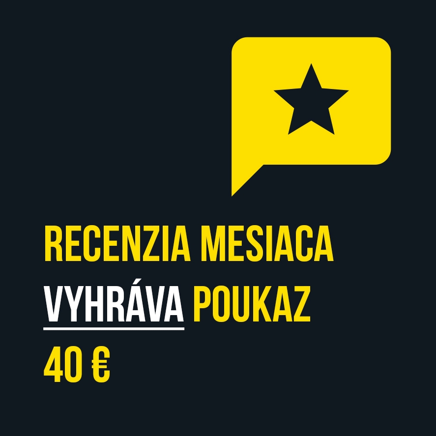 Recenzia mesiaca vyhráva poukaz 40 €