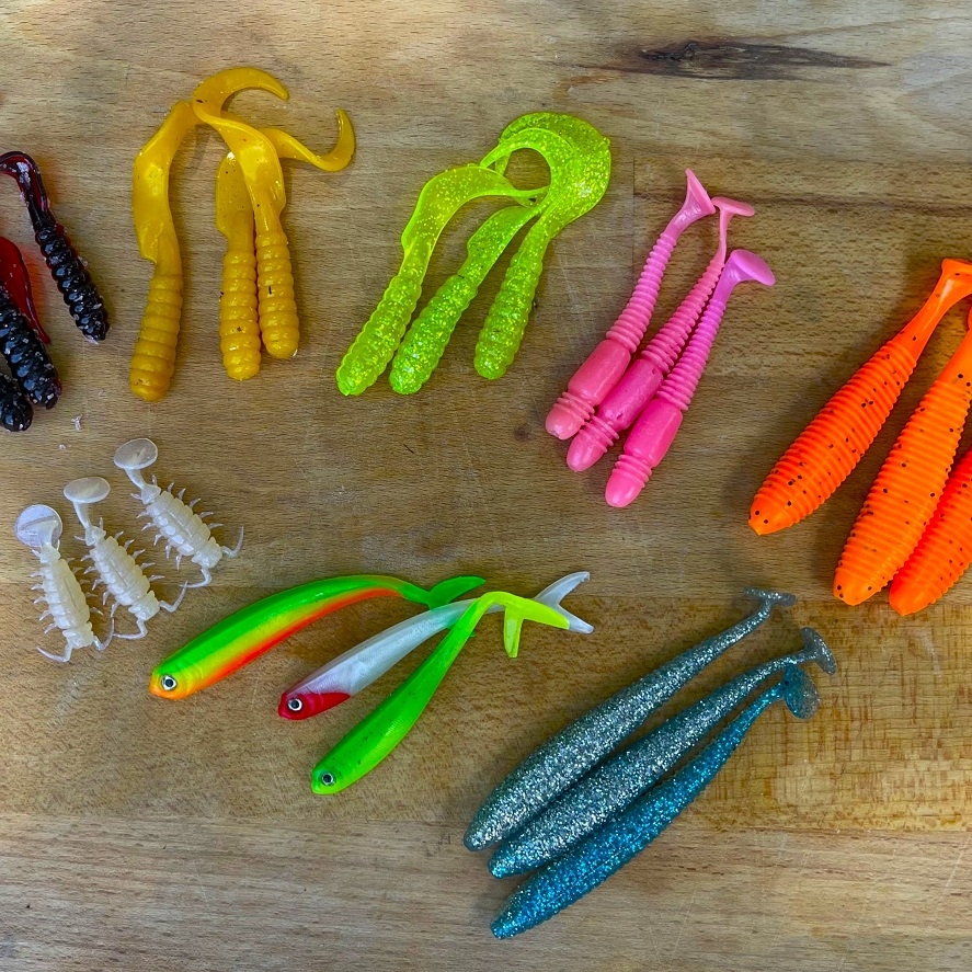 Farby gumových nástrah na prívlač: tieto farby by vám nemali chýbať