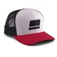 ABU GARCIA - Šiltovka Flag Trucker Grey Red Black