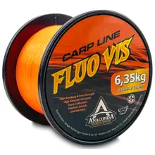ANACONDA - Vlasec Fluo Vis 0,28 mm 6,35 kg 1200 m Oranžová