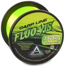 ANACONDA - Vlasec Fluo Vis 0,33 mm 8,75 kg 1200 m zelená