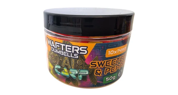 ANACONDA - Wafter-Dumbells AI Carp Bird Food Mix 10x14 mm 50 g Sweetcorn & Pepper