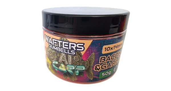 ANACONDA - Wafter-Dumbells AI Carp Fish Mix 10x14 mm 50 g Bacon & Garlic