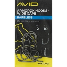 AVID - Háčiky Armorok Hooks Wide Gape Barbless veľ. 8