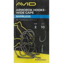 AVID - Háčiky Armorok Hooks Wide Gape Barbless veľ. 8