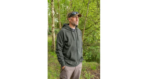 AVID - Mikina Bearing Zip Hoodie Green veľ. 3XL