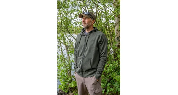AVID - Mikina Bearing Zip Hoodie Green veľ. S