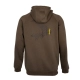 AVID - Mikina Compound Zip Hoodie Peat Brown veľ. S