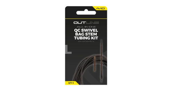 AVID - Montáž QC Swivel Bag Stem Tungsten Tubing Kit 3 ks