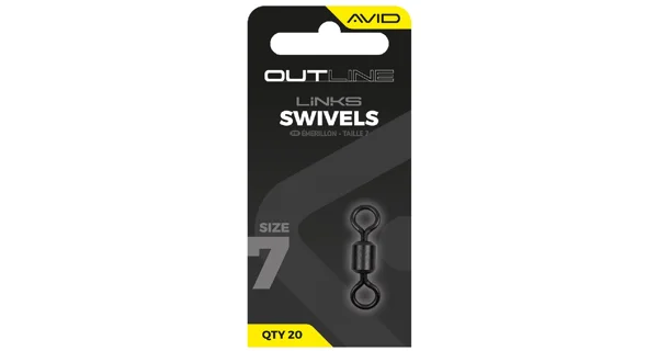 AVID - Obratlík Outline Swivel veľ. 7 20 ks
