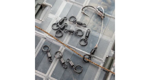 AVID - Obratlík s krúžkom Outline Ring Swivel veľ. 7 10 ks