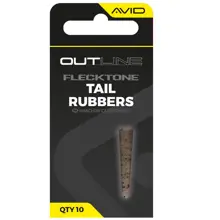 AVID - Prevleky na závesky Outline FleckTone Tail Rubber 10 ks