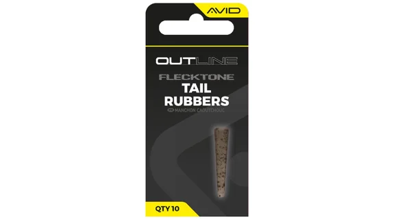AVID - Prevleky na závesky Outline FleckTone Tail Rubber 10 ks