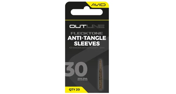 AVID - Prevleky proti zamotaniu Outline FleckTone Anti-Tangle Sleeve 30 mm 20 ks