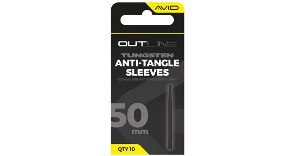 AVID - Prevleky proti zamotaniu Outline Tungsten Anti-Tangle Sleeve 50 mm 10 ks