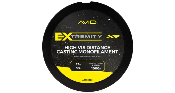 AVID - Vlasec Extremit Hi-Vis RX Mono 0,35 mm 8,2 kg 1000 m