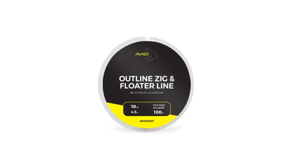 AVID - Vlasec Outline Zig & Floater Line 0,30 mm 12 lb 100 m