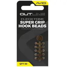 AVID - Zarážky Stoper Outline FleckTone Super Grip Hook Beads 30 ks