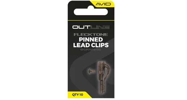 AVID - Závesky Outline FleckTone Pinned Lead Clips 10 ks