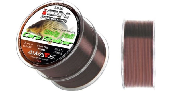 AWA-SHIMA - Vlasec Ion Power Carp Stalker 2 Spools x 300 m Connected 0,405 mm