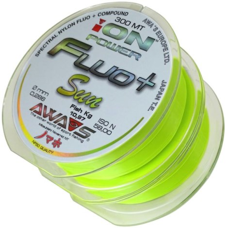 AWA-SHIMA - Vlasec Ion Power Fluo+ Sun 600 m 0,309 mm