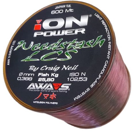 AWA-SHIMA - Vlasec iON Power Weedstash LCS 0,255 mm 7,4 kg 600 m