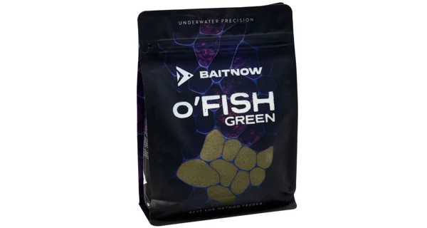 BAITNOW - Kŕmna zmes Method Feeder O'fish Green 800 g