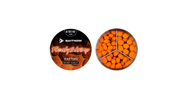 BAITNOW - Nástraha Wafters Method Feeder Freaky Shrimp 6-8-10 mm 24 g