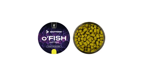 BAITNOW - Nástraha Wafters Method Feeder O'fish Butyric Corn 8 mm 24 g