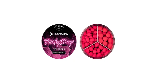 BAITNOW - Nástraha Wafters Method Feeder Pinky Boy 6-8-10 mm 24 g