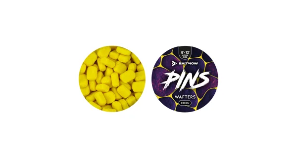 BAITNOW - Nástraha Wafters Method Feeder Pins Corn 8-12 mm 12 g