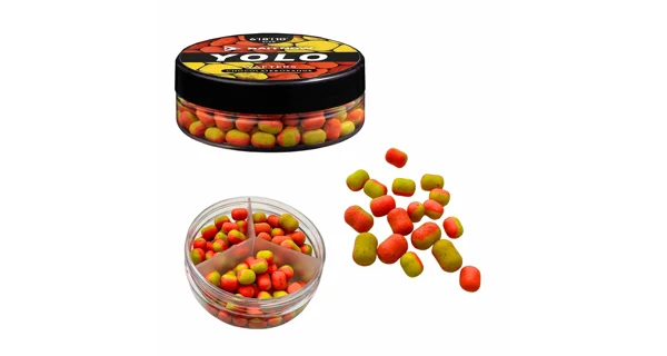 BAITNOW - Nástraha Wafters Method Feeder Yolo Orange&Yellow Chocolate 6-8-10 mm 24 g