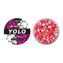 BAITNOW - Nástraha Wafters Method Feeder Yolo White & Pink Mango N-Butyric 6-8-10 mm 24 g