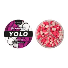 BAITNOW - Nástraha Wafters Method Feeder Yolo White & Pink Mango N-Butyric 6-8-10 mm 24 g