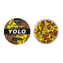 BAITNOW - Nástraha Wafters Method Feeder Yolo Yellow & Bronze Coarse Corn 6-8-10 mm 24 g