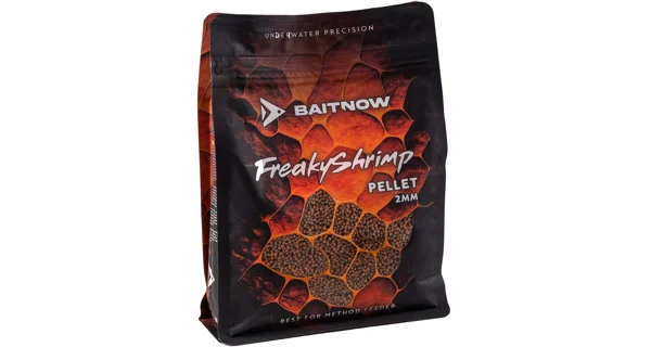 BAITNOW - Pelety Method Feeder 2 mm 800 g Freaky Shrimp