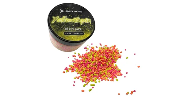 BAITNOW - Prísada Method Feeder Fluo Mix Yellow Spin 150 ml