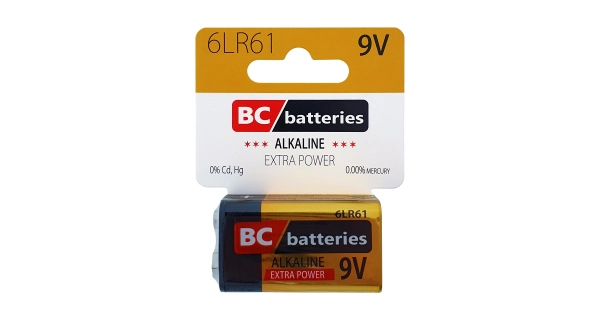 BATERIE CENTRUM - Batéria BC 6LR61 Extra Power Alkalická 9V 1 ks