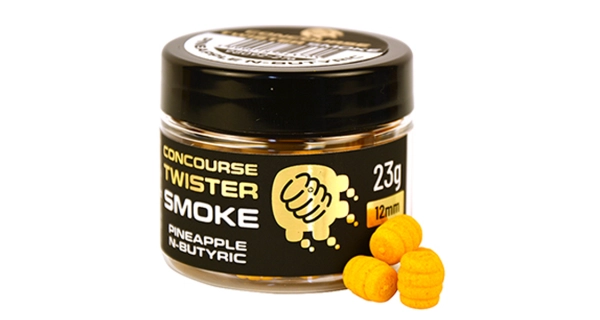 BENZAR MIX - Boilies Concourse Smoke Twister Ananás Kyselina maslová 12 mm 23 g