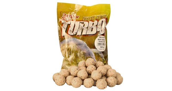BENZAR MIX - Boilies Turbo 15 mm 800 g Fish Garlic