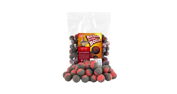 BENZAR MIX - Boilies Turbo Bicolor 250 g Halibut Cesnak 16 mm