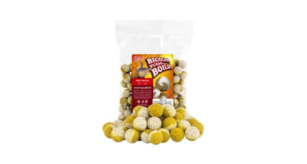 BENZAR MIX - Boilies Turbo Bicolor 250 g Med Ananás 16 mm