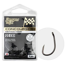 BENZAR MIX - Háčik Concourse Method Specimen Barbless veľ. 12 8 ks