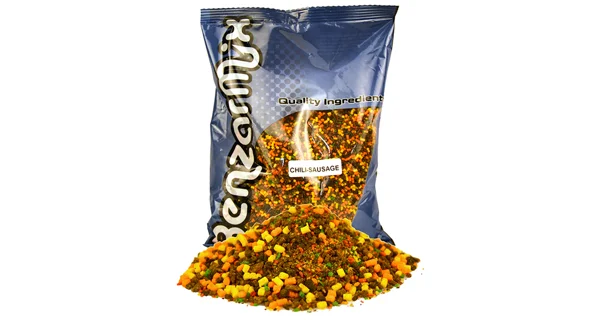 BENZAR MIX - Krmítková zmes Crushed PVA Bag Mix Chilli klobása 800 g