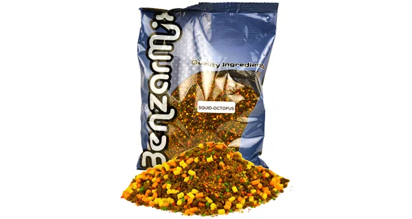 BENZAR MIX - Krmítková zmes Crushed PVA Bag Mix Squid Octopus 800 g