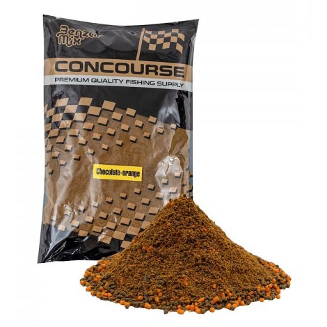 BENZAR MIX - Kŕmna zmes a pelet Concourse Method 800 g Čokoláda Pomaranč