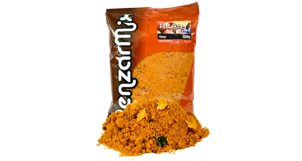 BENZAR MIX - Kŕmna zmes Ready Carp Groundbait Mango 1 kg